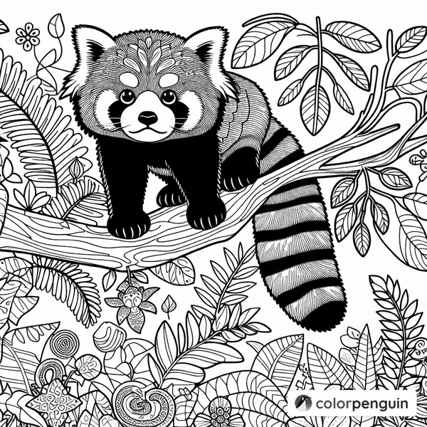 Red Panda in the Jungle