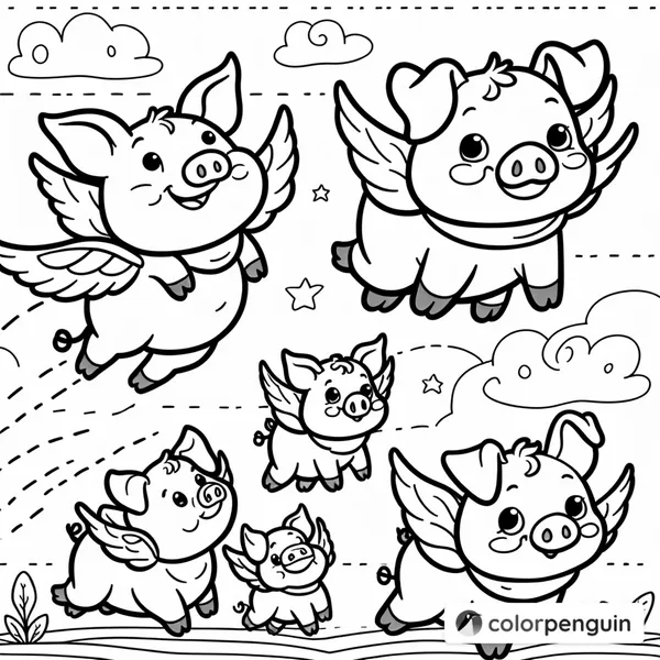 Flying Pig Family