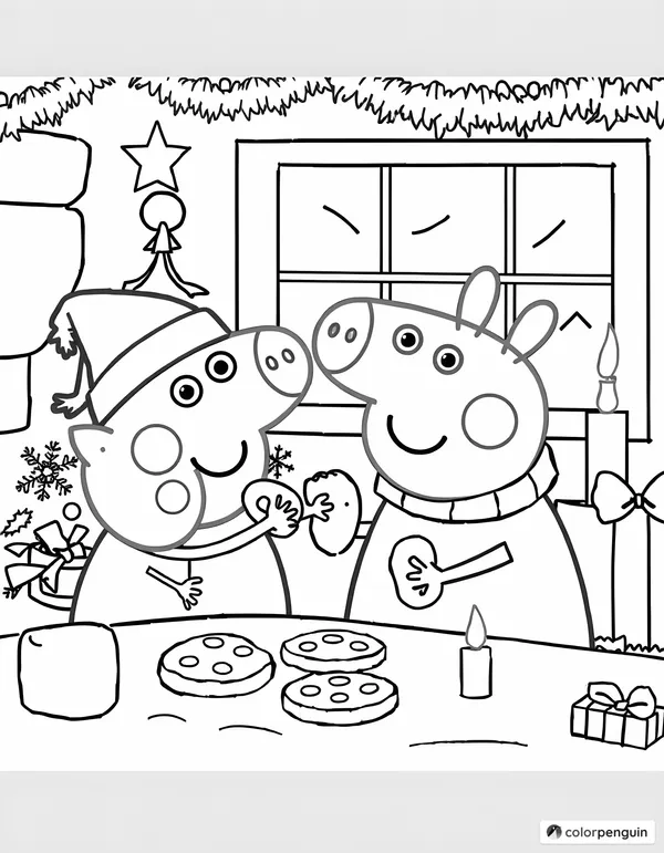 Peppa Pig's Christmas Cookie Party