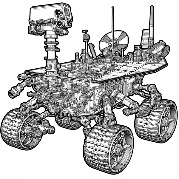 Detailed Mars Rover