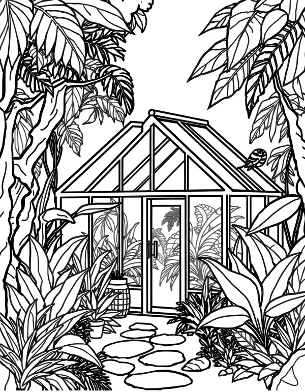 Greenhouse Jungle Retreat