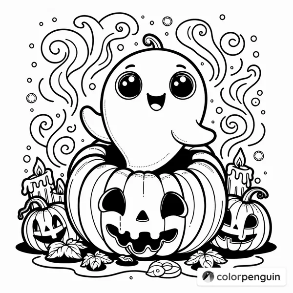 A Pumpkin Ghost