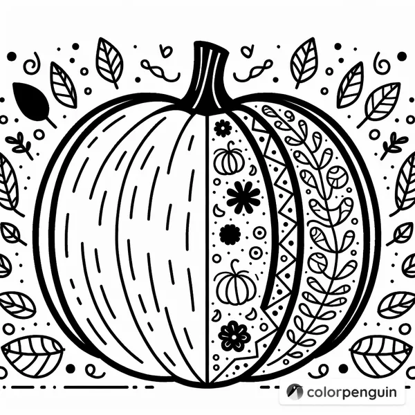 Design-Filled Pumpkin