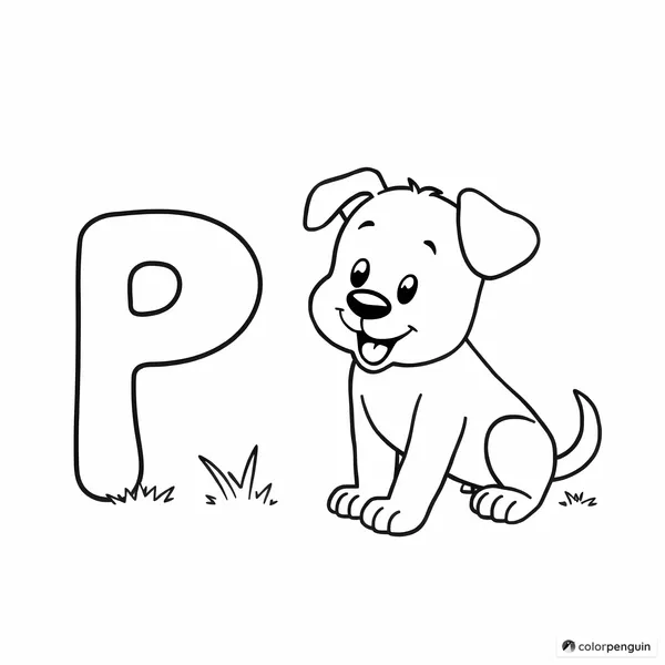 Puppy Playtime with Letter P