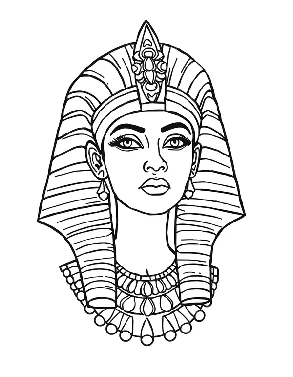 Cleopatra with Egyptian Headdress