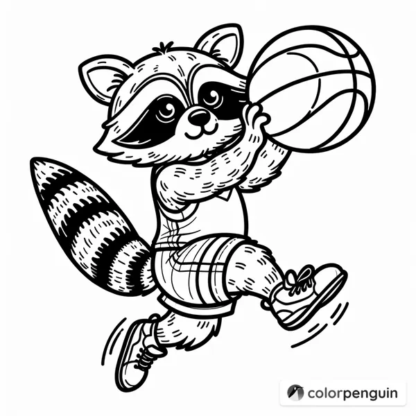 Basketball Raccoon