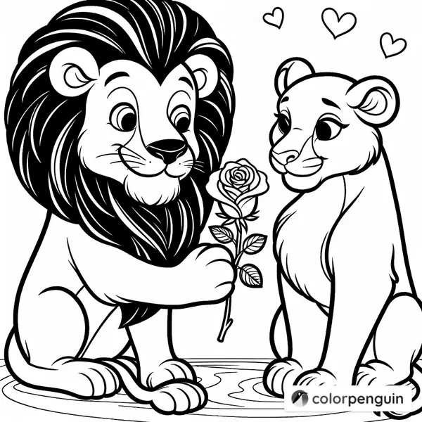 A Lion's Sweet Gift