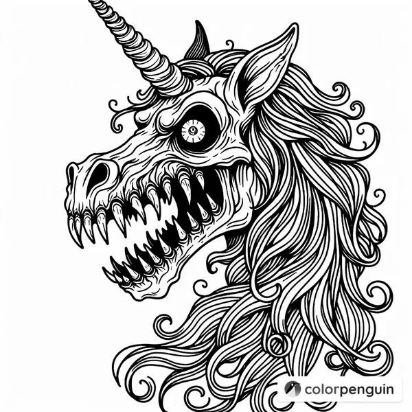 Spooky Halloween Unicorn