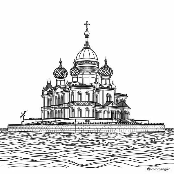 Uspenski Cathedral with Sea Views