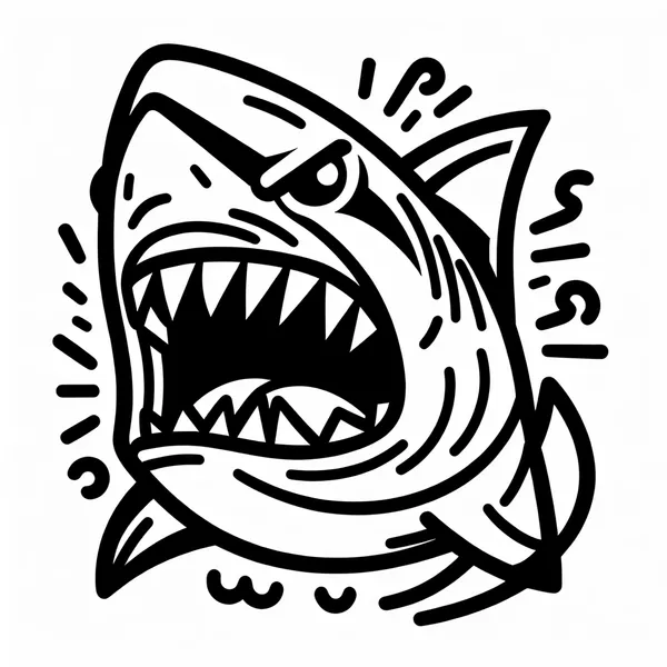 Angry Shark