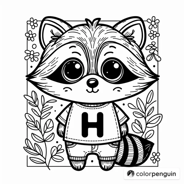 Raccoon in a Shirt