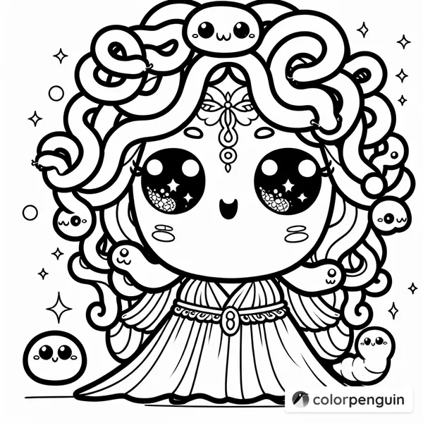 Charming Chibi Medusa