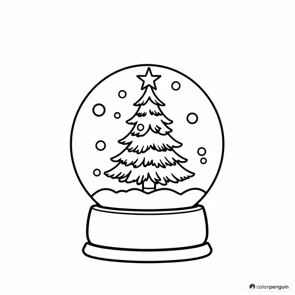 Christmas Tree Snow Globe