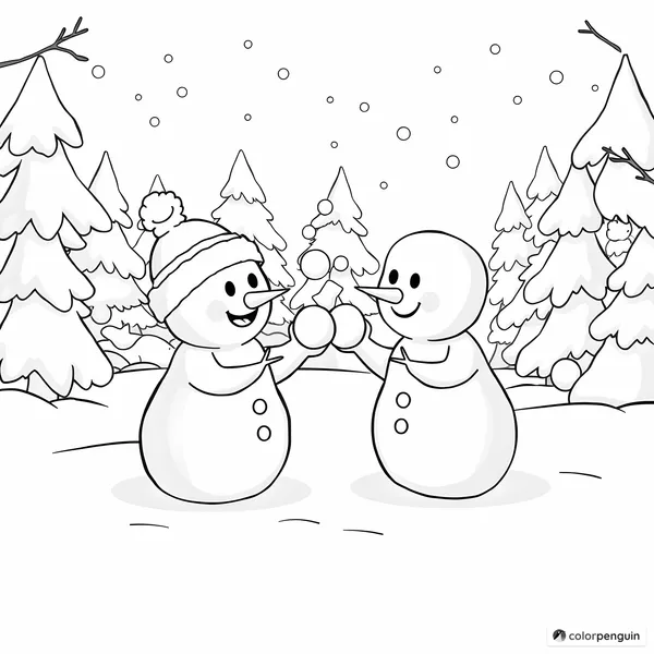 Snowmen Snowball Showdown