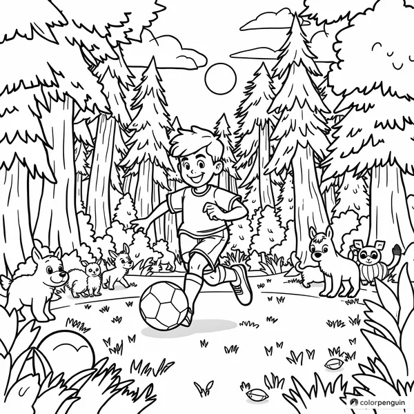 Soccer in the Forest