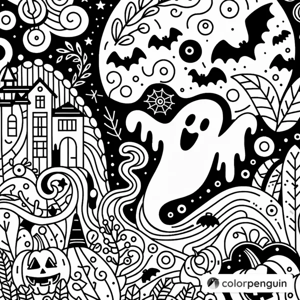 Stay Spooky Coloring Page