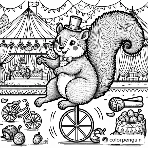 Squirrel at the Circus