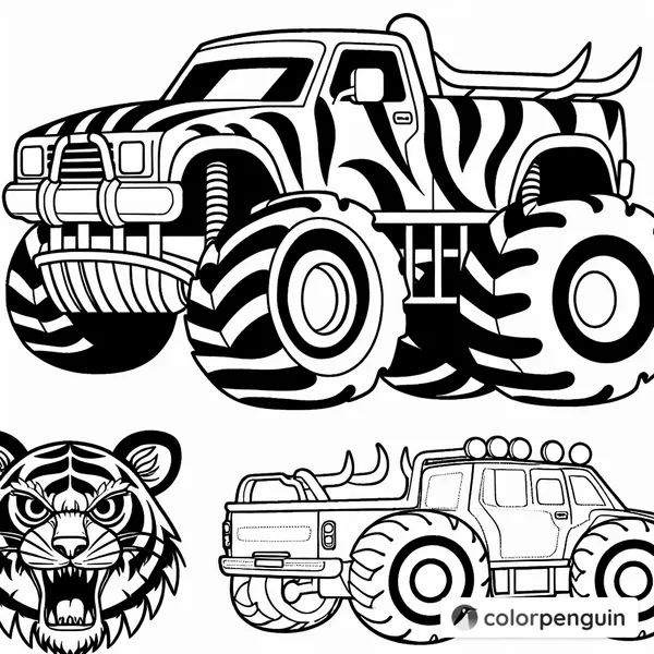 Tiger Monster Truck