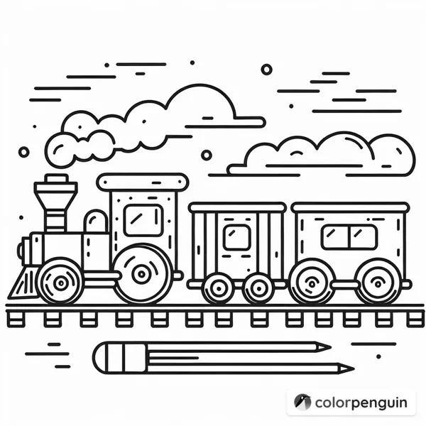 A Train with 3 Wagons