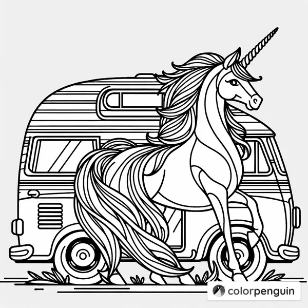 Unicorn Adventures in a Camper Van