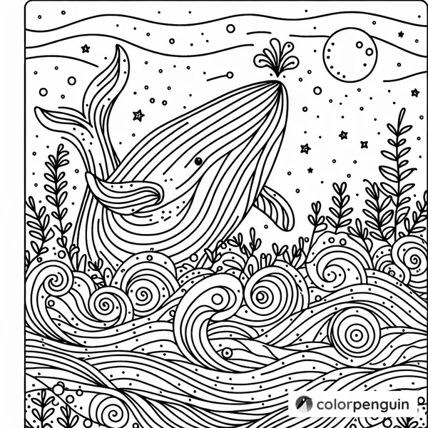 Whale's Joyful Splash