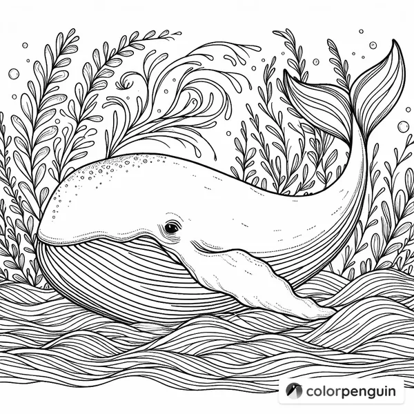 Whale in a Seaweed Wonderland