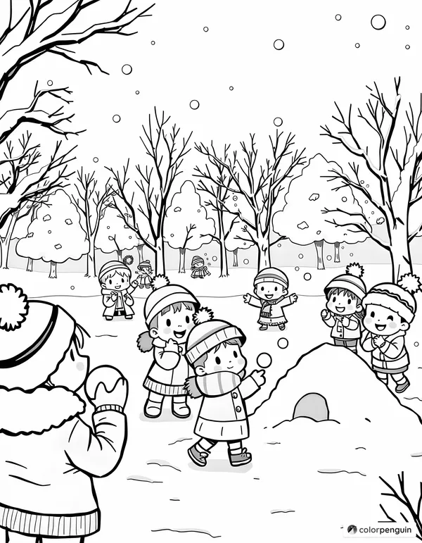 Charming Chibi Snowball Showdown