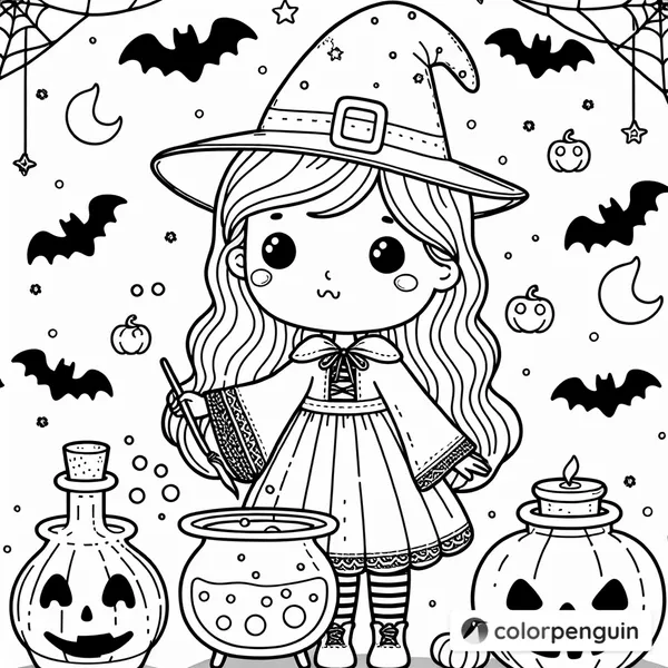 Cute Halloween Witch