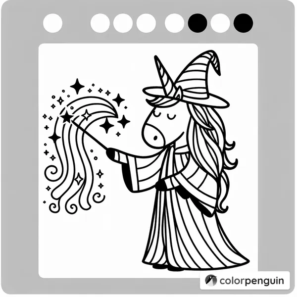 Magical Unicorn Wizard