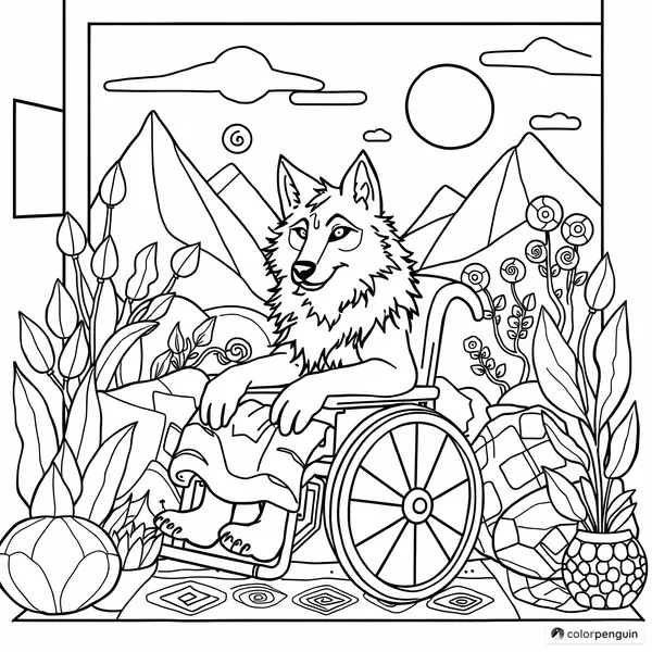 Wolf in a Wheelchair Hygge