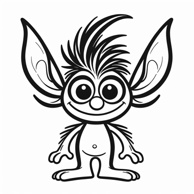 Alien With Grinch Coloring Page