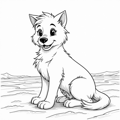 Plutos Icy Winds Whispered Secrets Coloring Page