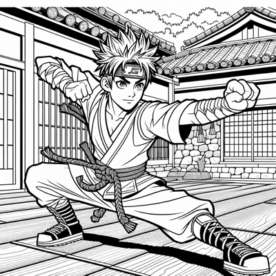 Naruto Shippuden Coloring Page