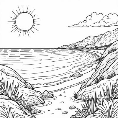 Ocean Coloring Page