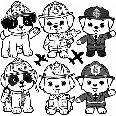 Paw Patrol Coloring Page
