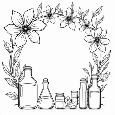 Pharmacology Color Book Cover Coloring Page