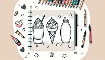 Cream coloring pages feature image