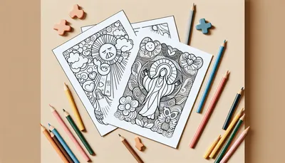 Jesus coloring pages feature image