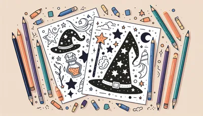 Wizard coloring pages feature image