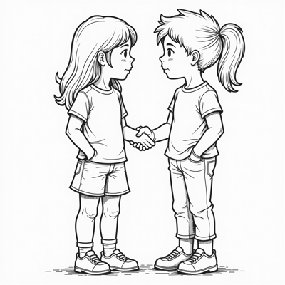Anti Bullying Coloring Page