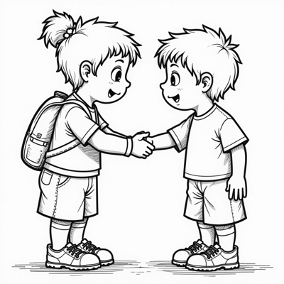 Bullying Coloring Page