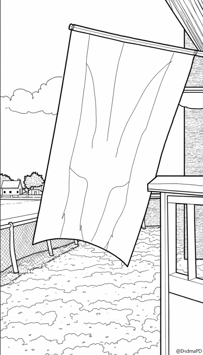 A Flag With A Red White And Green Color Scheme Is... Coloring Page