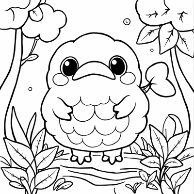 Labubu Coloring Page