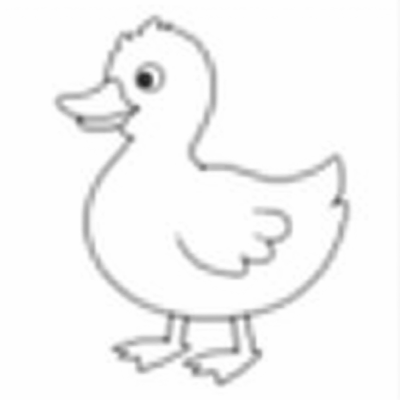 A Coloring Page Of A Duck Coloring Page