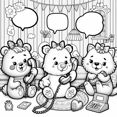 Design A Playful And Charming... Coloring Page