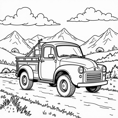 Please Make A Coloring Book Featuring Modern Cars. Coloring Page