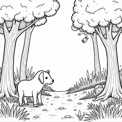 Simple But Cute Aesthetic Pictures Coloring Page