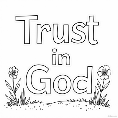 Psalm 375 Commit Your Way To The Lord Trust In Him... Coloring Page