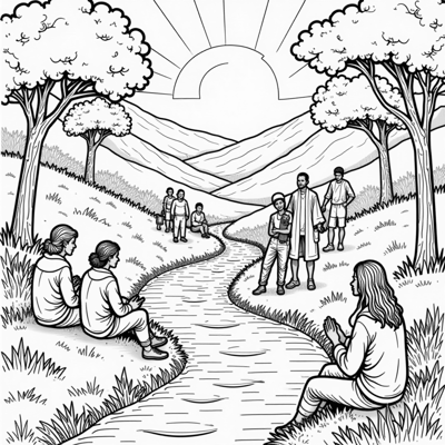 Psalm 375 Commit Your Way To The Lord Trust In Him... Coloring Page