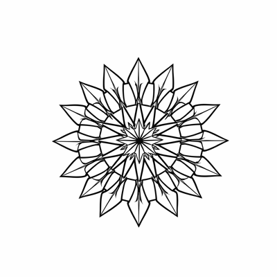 Geometric Shapes Coloring Page